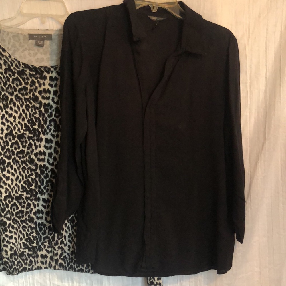 PRIMARK & DAISY FUENTES SZ L cheetah print sweater & black roll tab slee… - Picture 6 of 13